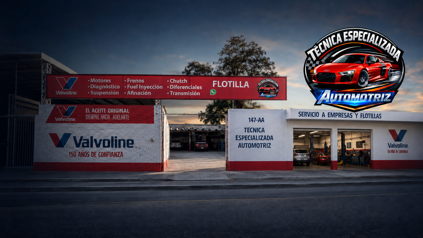Fachada de Tecnica Especializada Automotriz